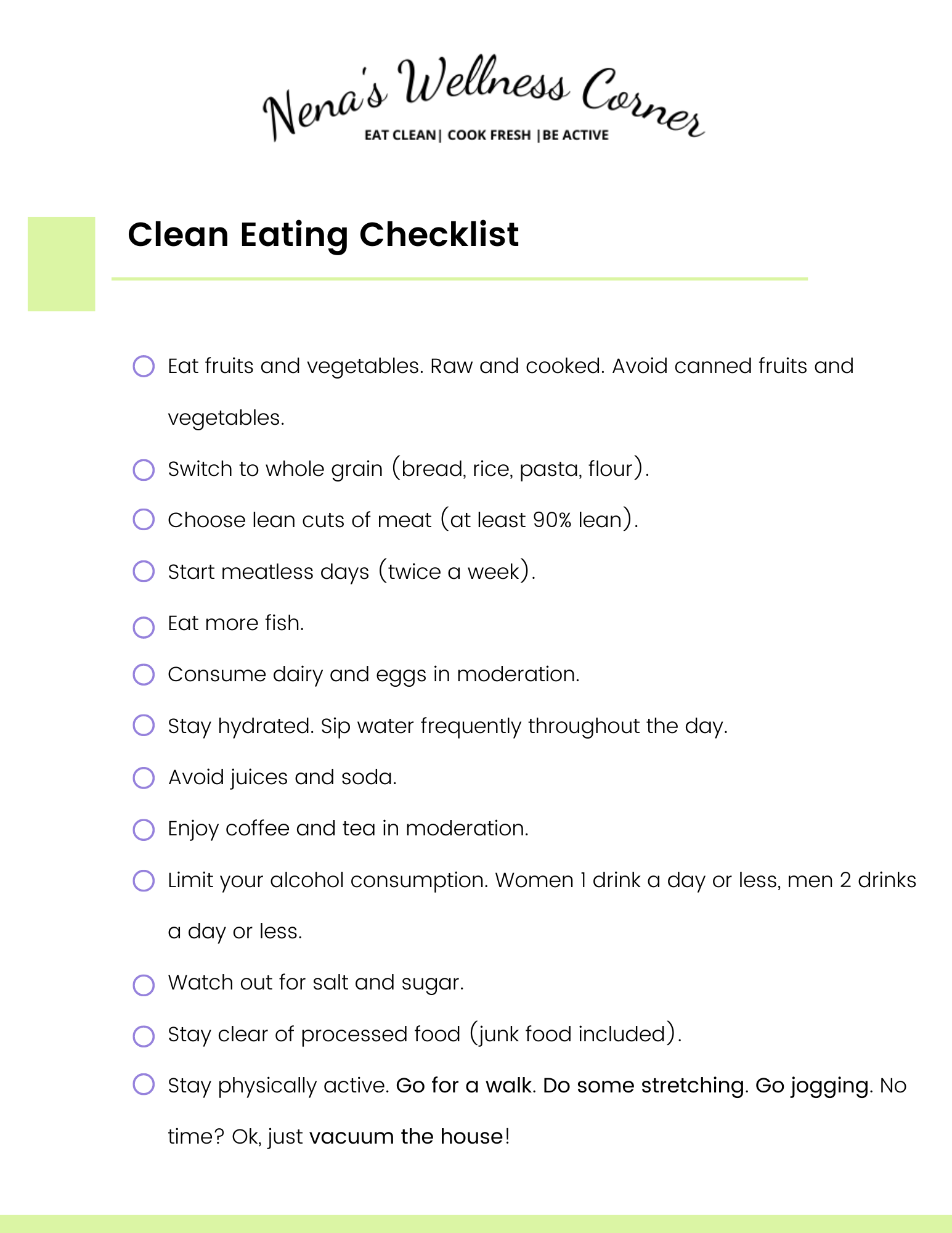 How to Start Eating Clean for Beginners (Healthy List) - Nena's ...