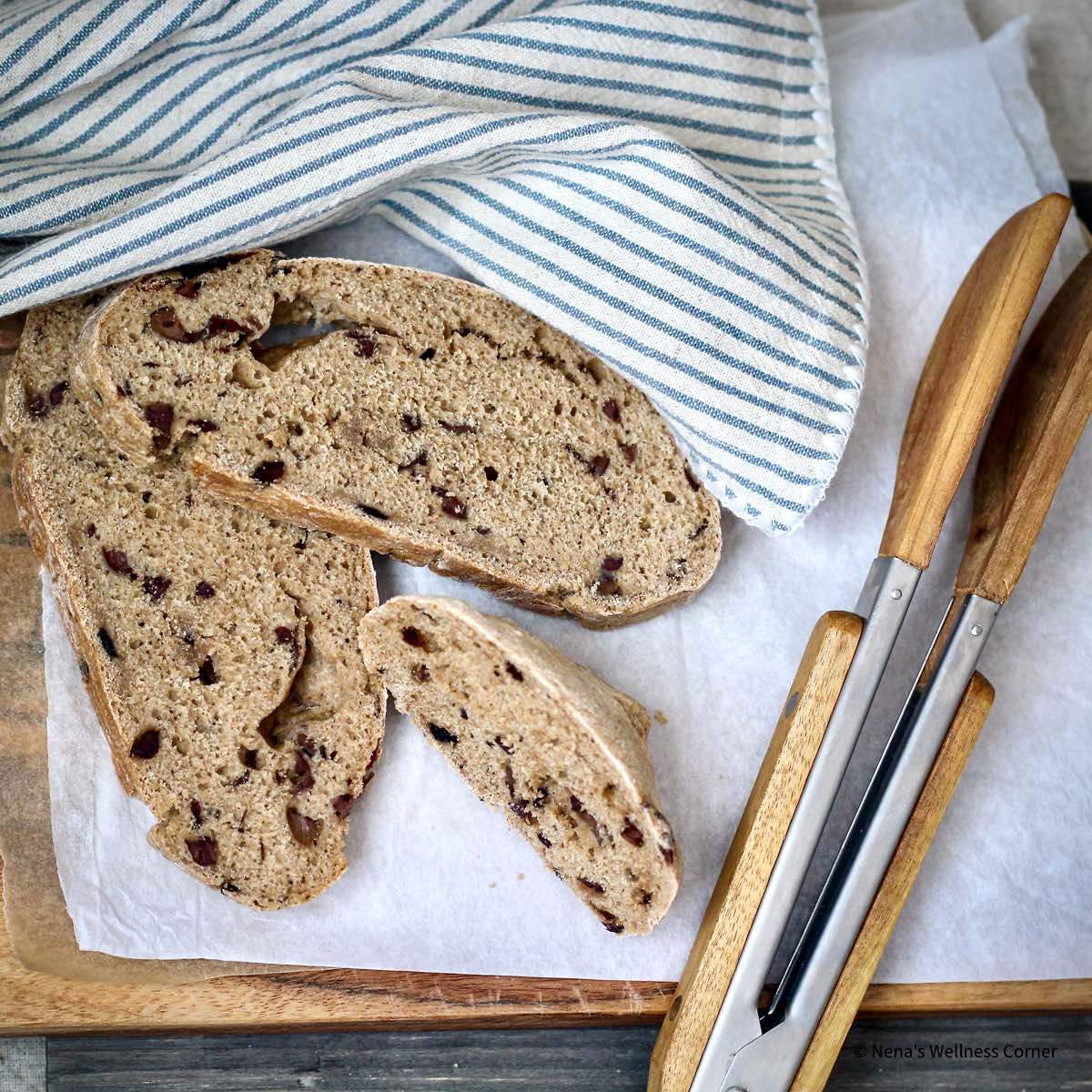Simple Homemade WholeWheat Olive Bread Recipe Nena's Wellness Corner