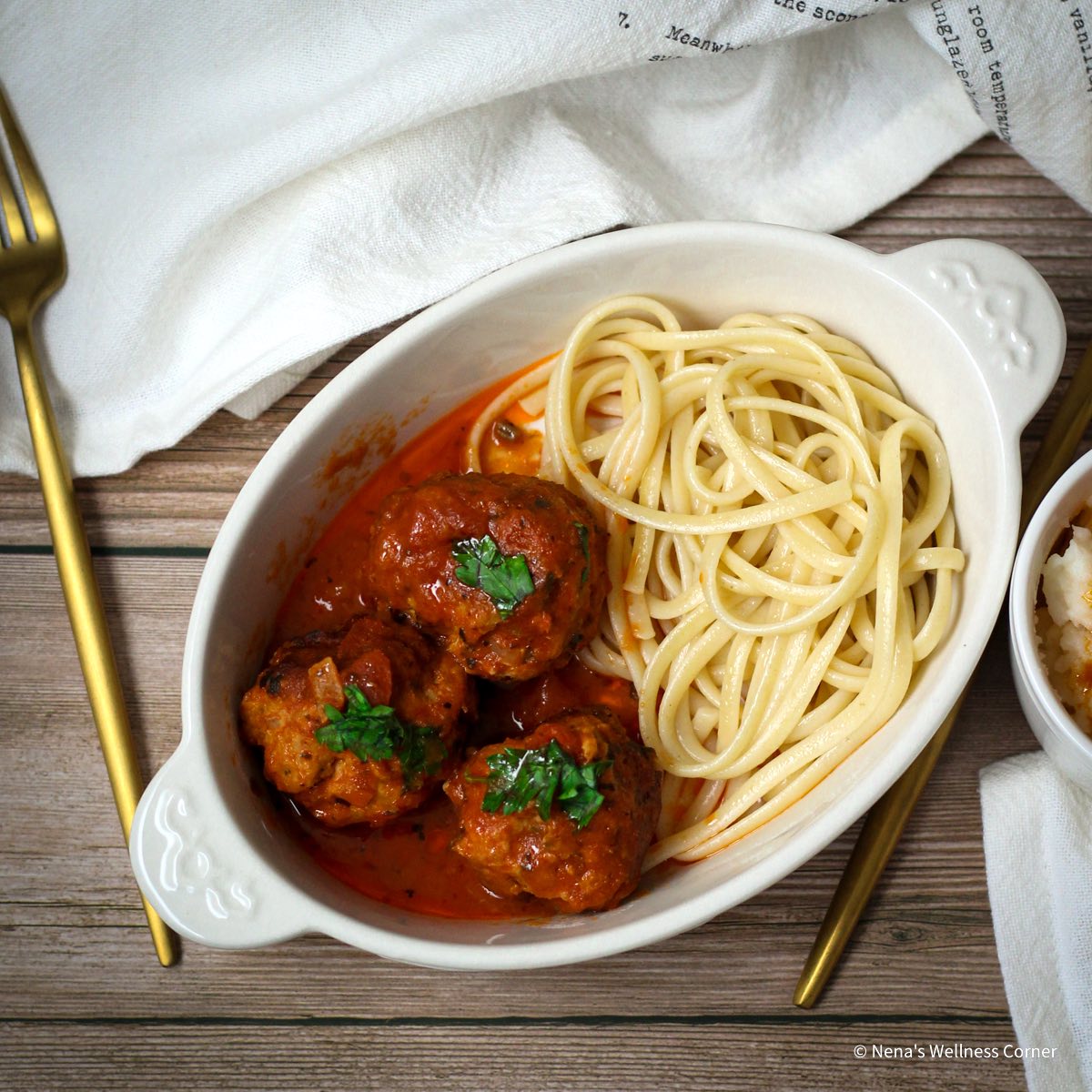 Turkey-meatballs-with-spaghetti.