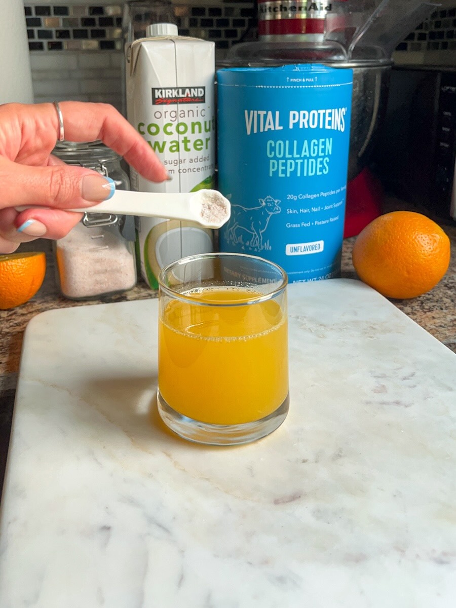 Adrenal Cocktail Recipe Ingredients, add pinch of salt.