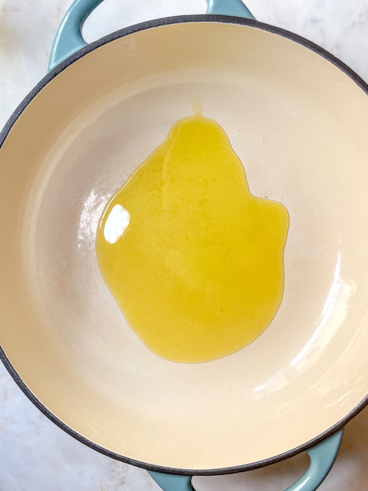 Mediterranean Rice Preparation, Step 1, Heat Olive oil.