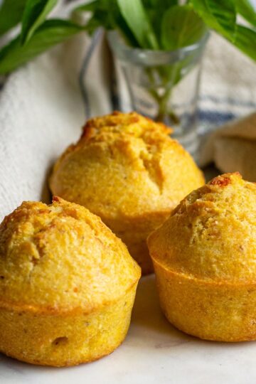 Cornmeal Muffins with Feta (Projice sa Sirom).