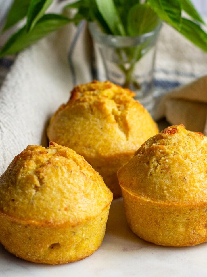 Cornmeal Muffins with Feta (Projice sa Sirom).
