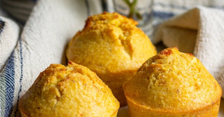 Easy Balkan-Style Cornmeal Muffins with Feta (Projice sa Sirom)