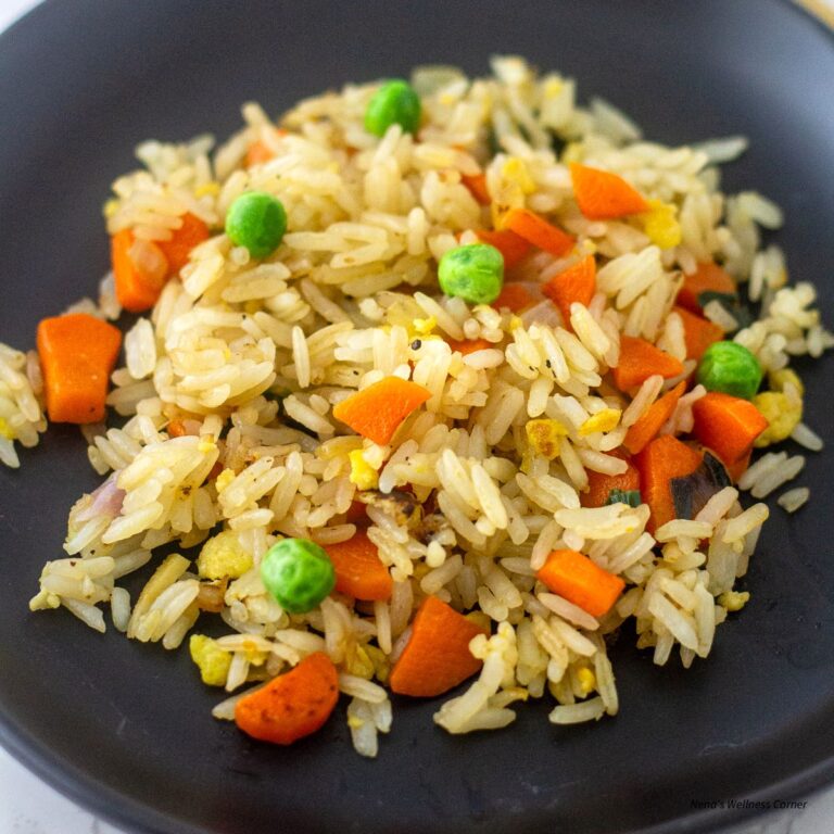 Simple Egg Fried Rice with Vegetables (Better Than Takeout)