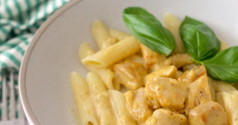 Creamy Garlic Parmesan Chicken Pasta