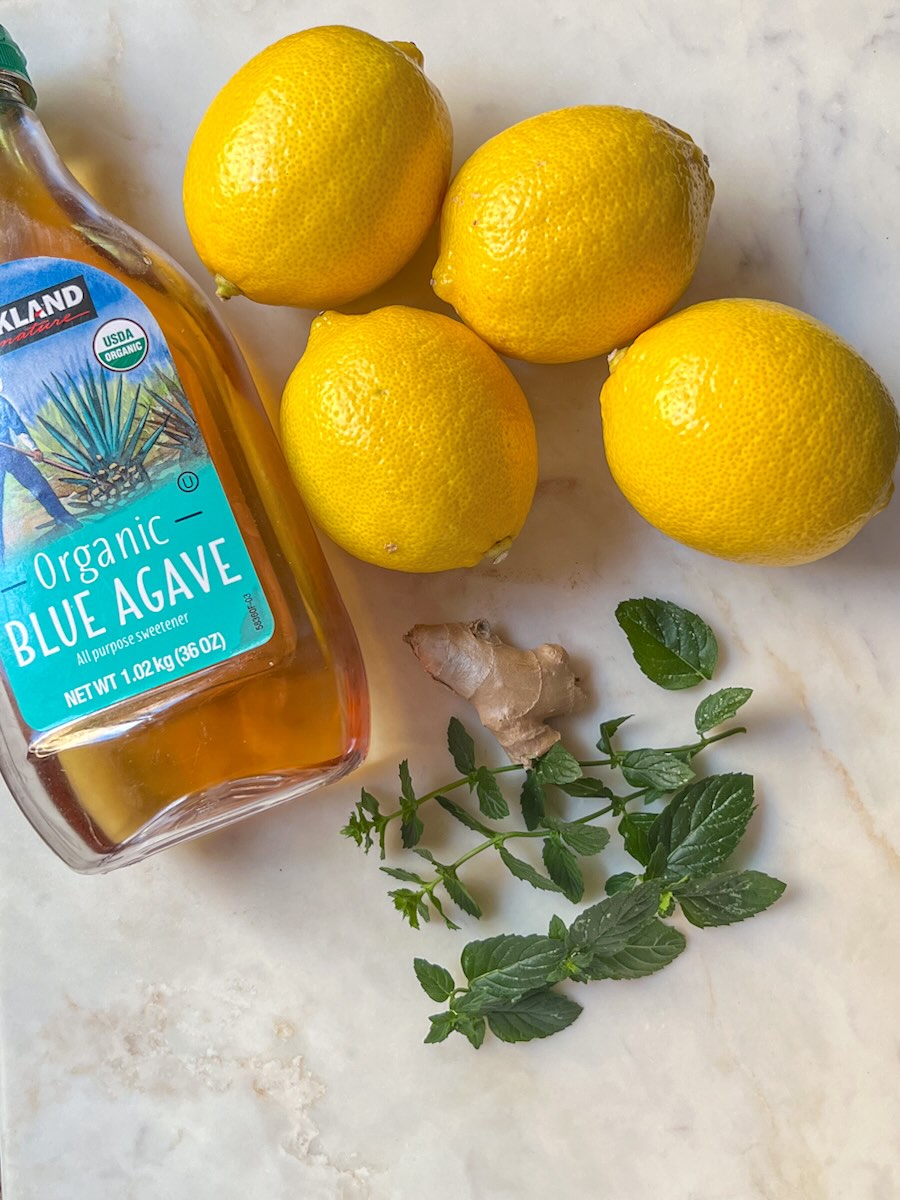 Ginger Lemonade, ingredients.