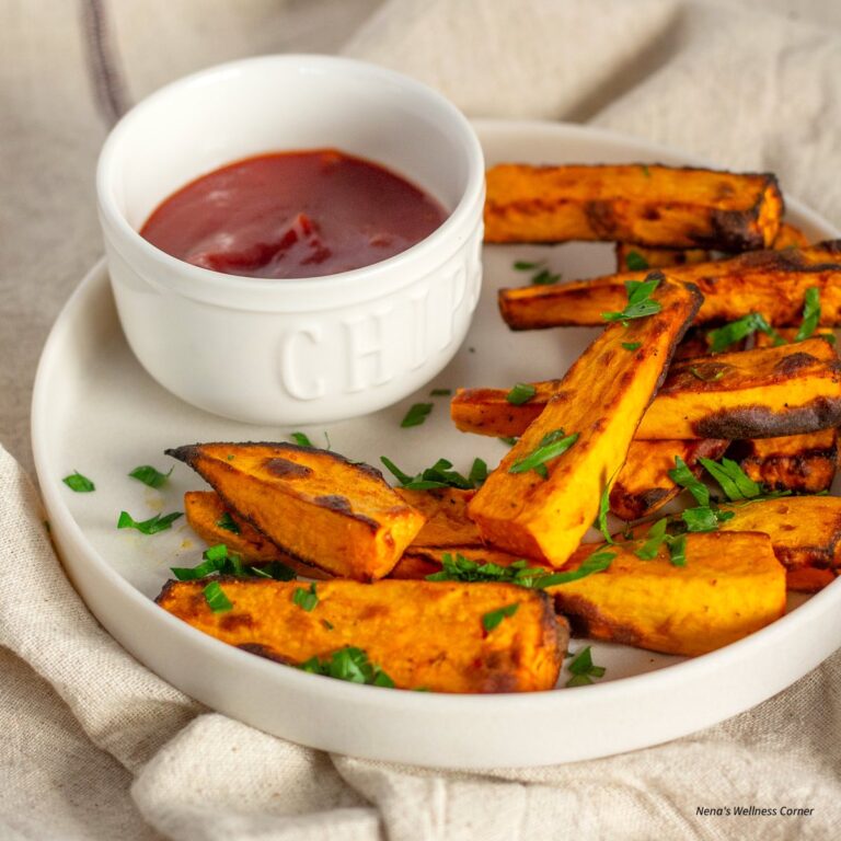 How to Make Air Fryer Sweet Potato Wedges (with Adobo Seasoning)