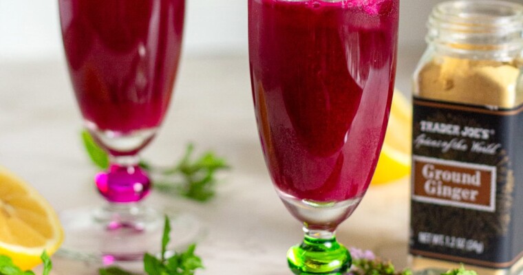 Power Beet Lemon Juice with Ginger (Juicer Recipe)