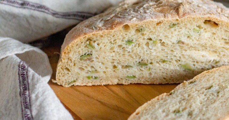 Easy Homemade Olive Bread with Whole Wheat Flour
