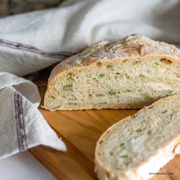 Easy Homemade Olive Bread with Whole Wheat Flour