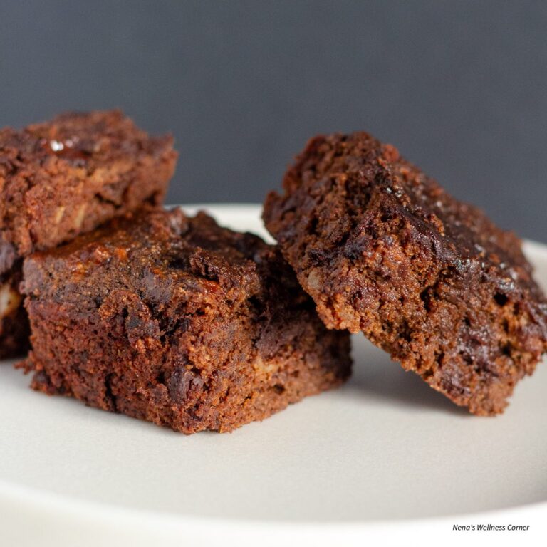 Healthy Banana Almond Flour Brownies without Butter