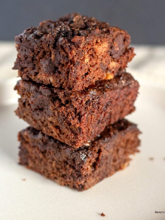 Healthy Banana Almond Flour Brownies without Butter Nena's Wellness