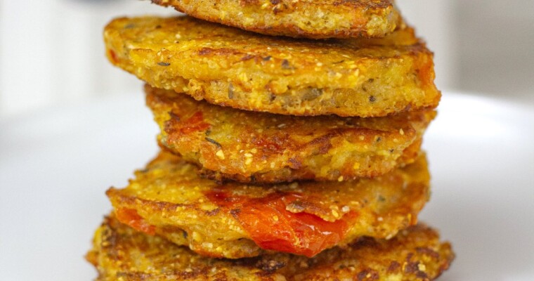 Almond Flour Tomato Fritters (Easy Pan-Fried)