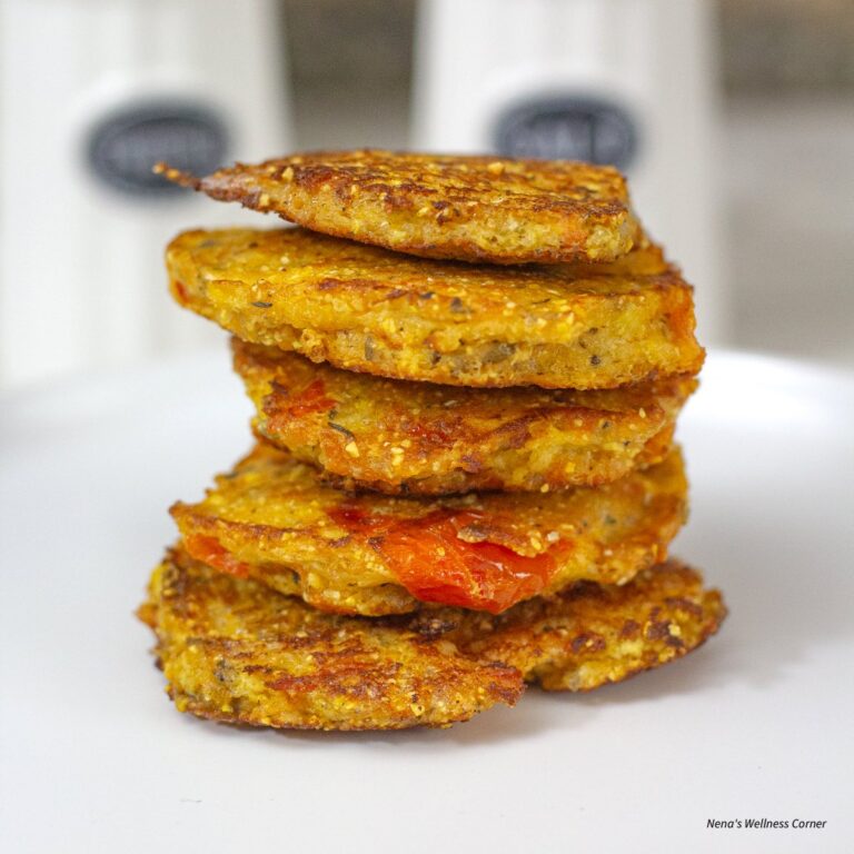 Almond Flour Tomato Fritters (Easy Pan-Fried)