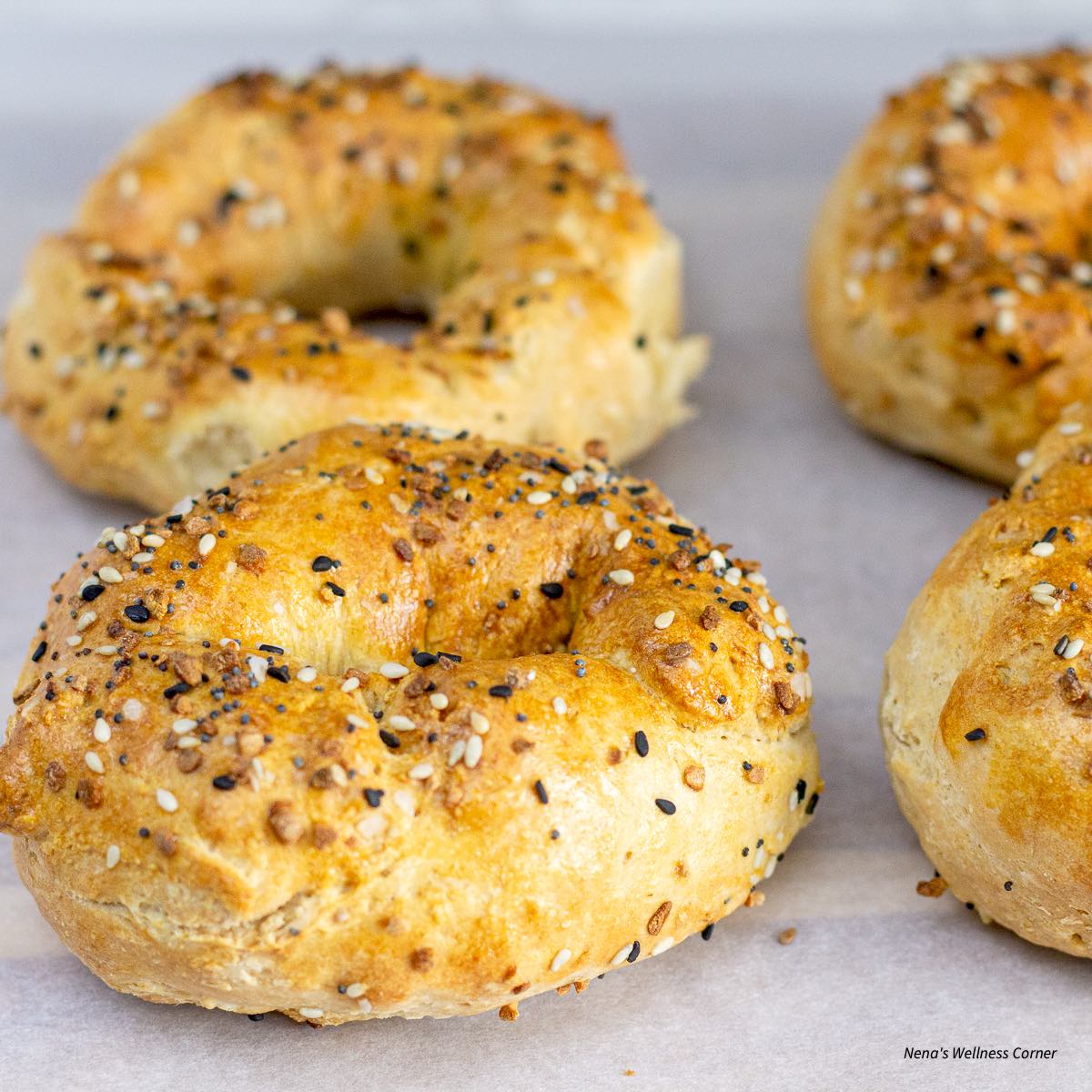 Easy Yogurt Bagels without Yeast (Air Fryer Recipe)