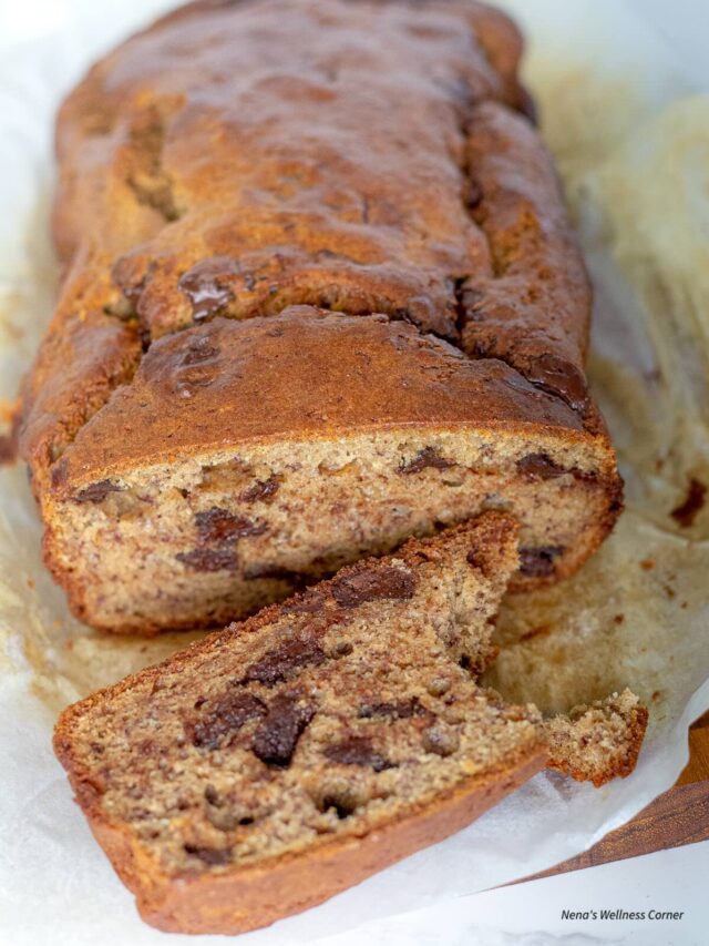 One Bowl Chocolate Chip Banana Bread (No Baking Powder)