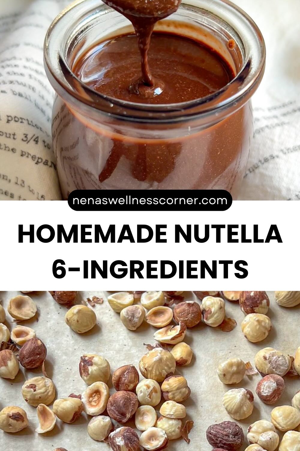 Homemade Nutella with Coconut Oil and Cococnut Sugar Pinterest