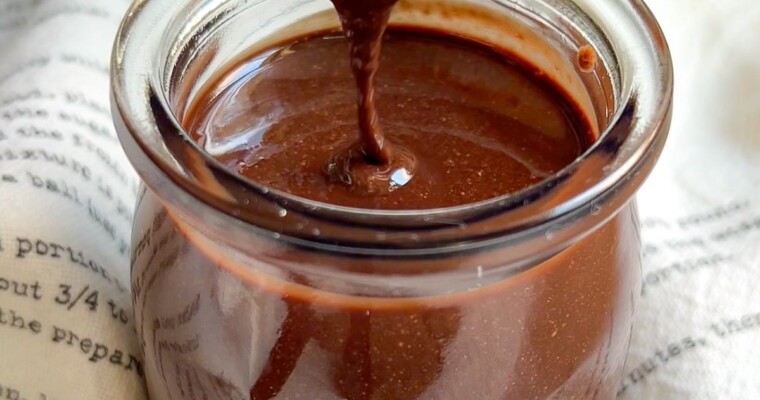 Homemade Nutella with Coconut Sugar and Coconut Oil