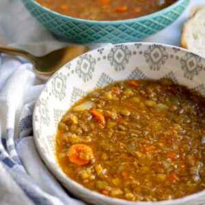 Hearty Carrot and Lentil Soup