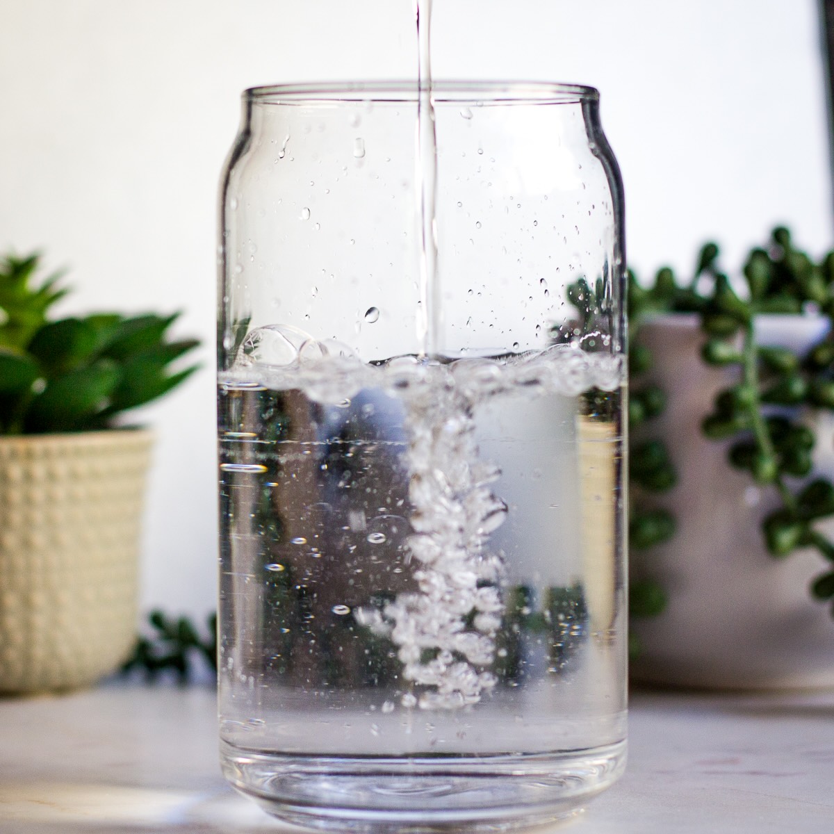 Photo of a glass of water as a part of clean eating for beginners routine.
