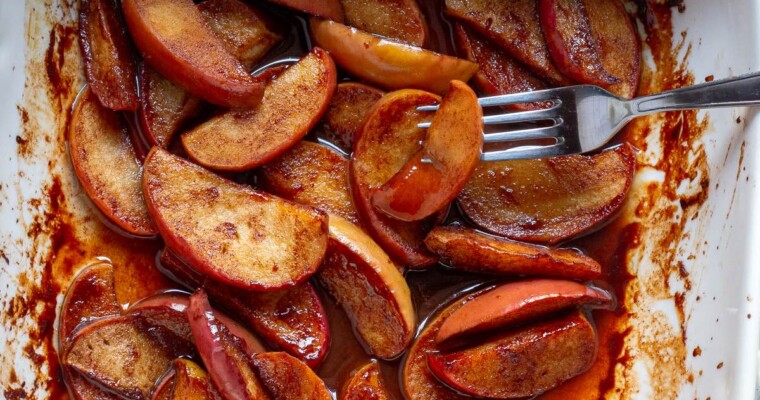 Healthy Cinnamon Apples (Easy Oven Recipe)