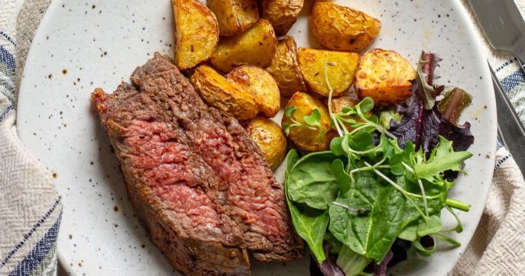 Easy Air Fryer Steak and Potatoes