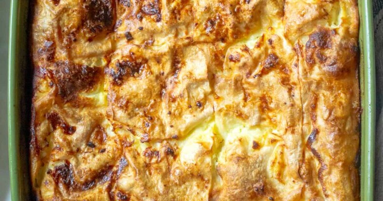 Easy Gibanica Recipe (Serbian Cheese Fillo Dough Pie)