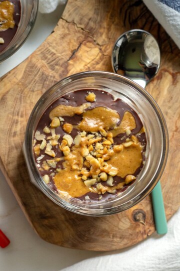 Snickers overnight oats