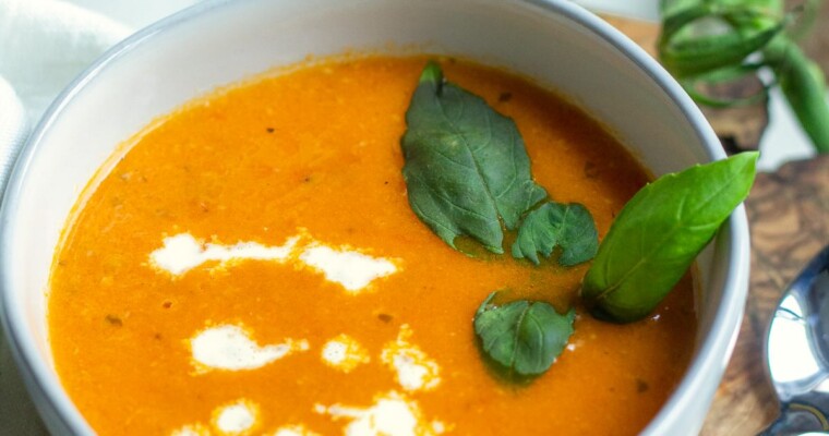 Best Tomato Soup with Fresh Tomatoes
