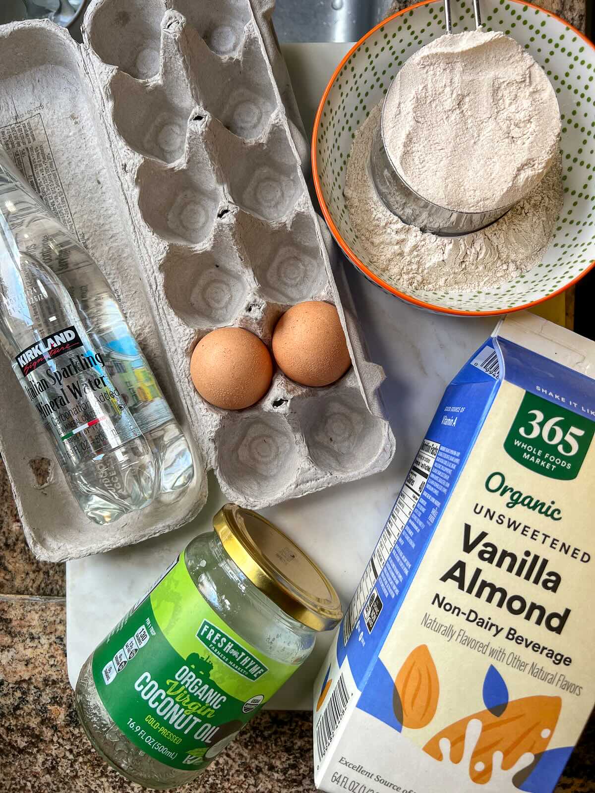 Whole-wheat crepes ingredients