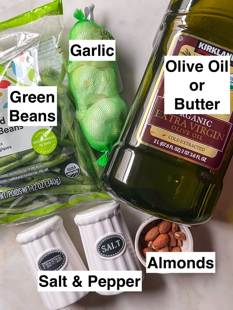 Green Beans with Garlic, Ingredients.
