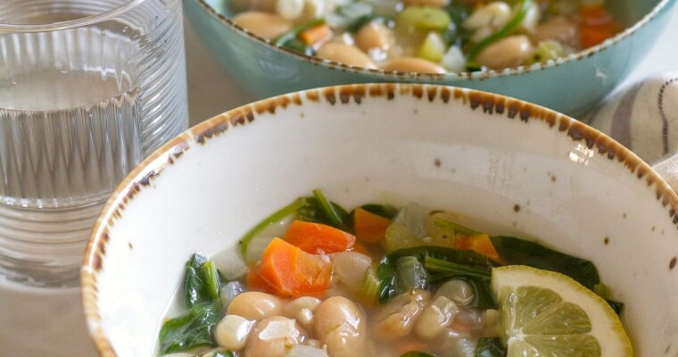 Lemon White Bean Soup