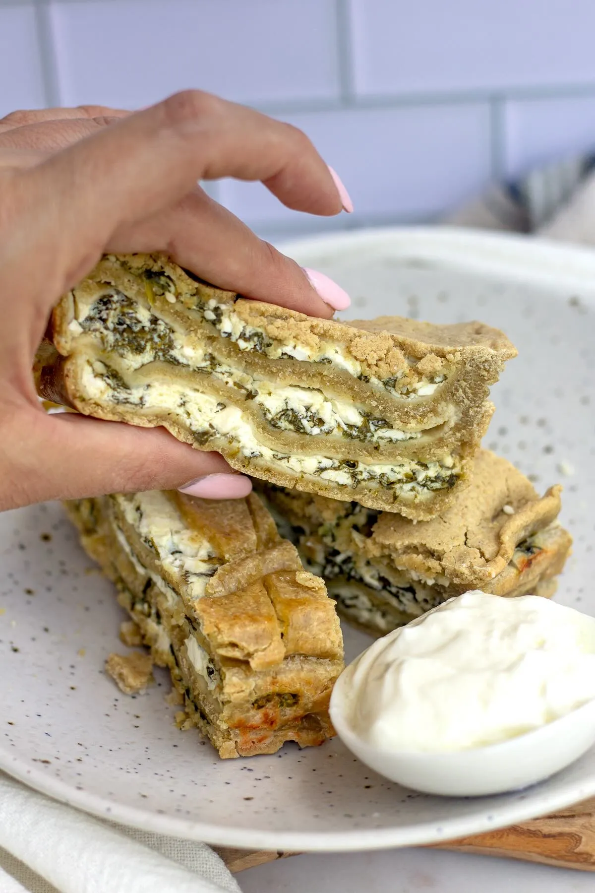 Gluten-free Balkan Spinach and Cheese Pie (Zeljanica)